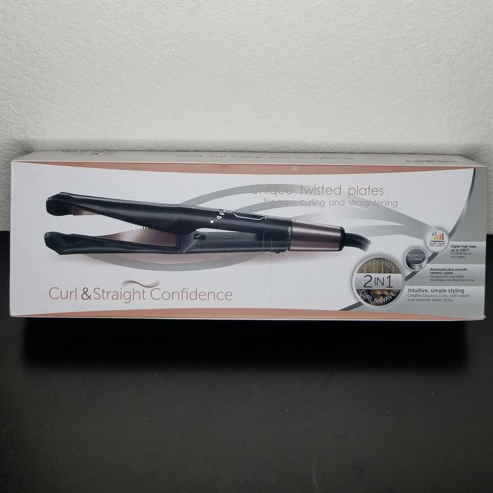 Curls & Straight Confidence flat/curling iron